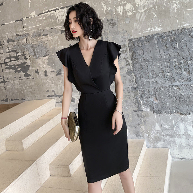 Temperament Banquet Evening Dress Fashionable And Slim