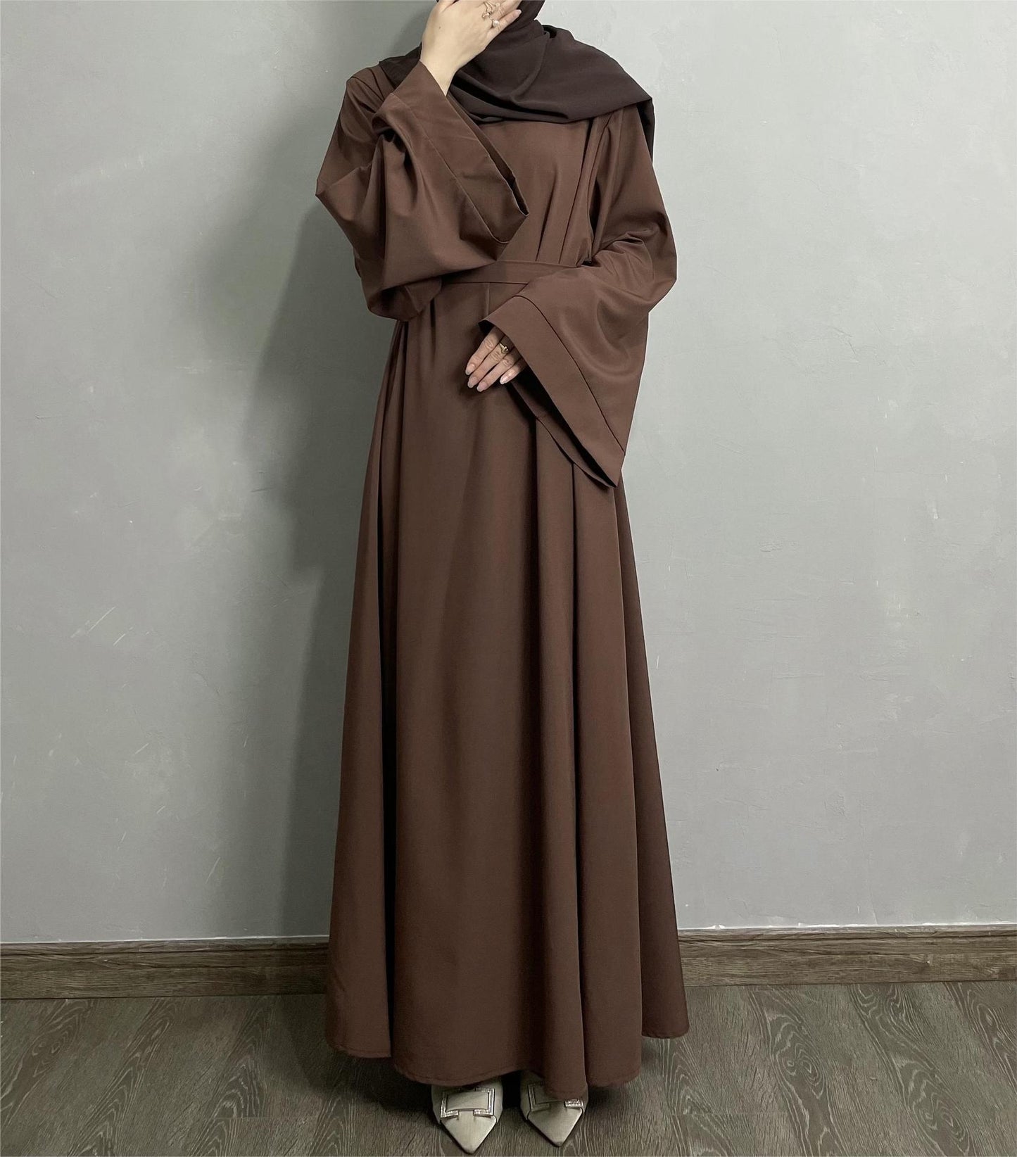 Middle East Dubai Turkey Multi-color Plus Size Women's Dress