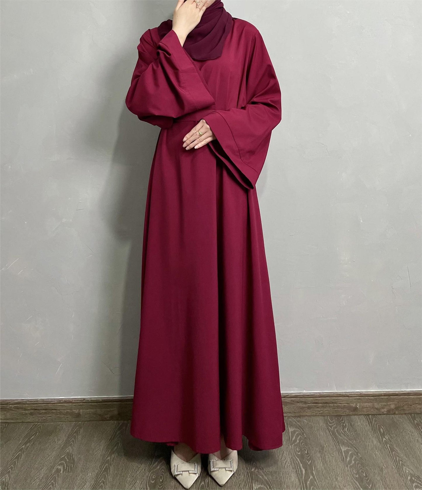 Middle East Dubai Turkey Multi-color Plus Size Women's Dress