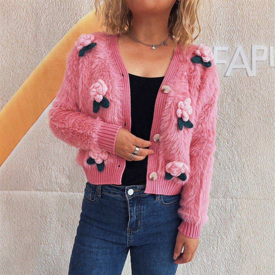 Short Knitted Sweater